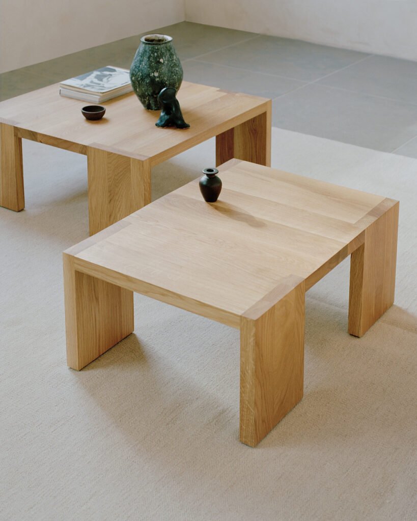 Tenon tables by Omayra Maymó for New Works 09